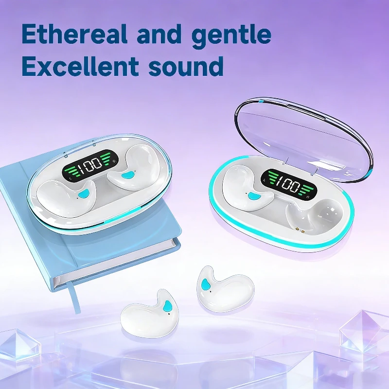 Sleep Earbuds Wireless Mini Work Headphones TWS Bluetooth Headphones Stereo Waterproof X55