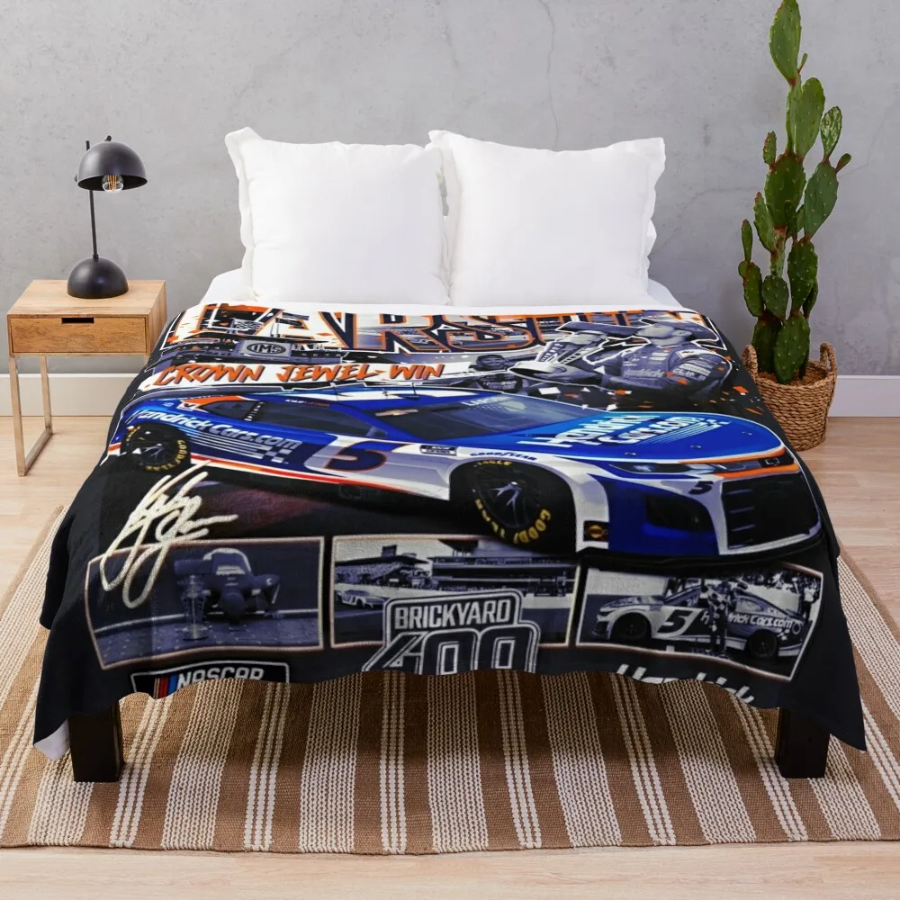 Kyle larson Throw Blanket Quilt Summer Beddings Luxury Thicken Decorative Throw Blankets