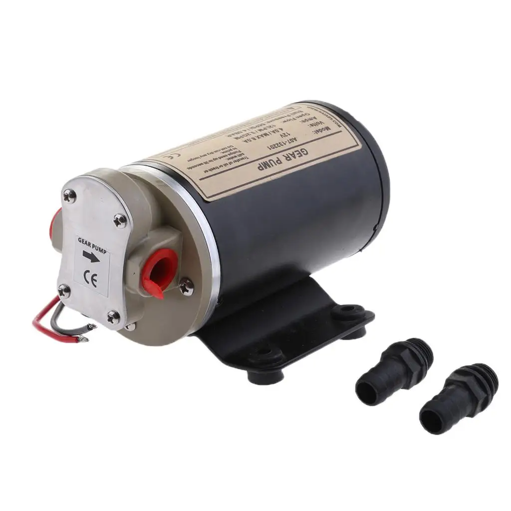 12V Scavenge Impellor Gear Pump - for Fuel Scavenge Oil Transfer