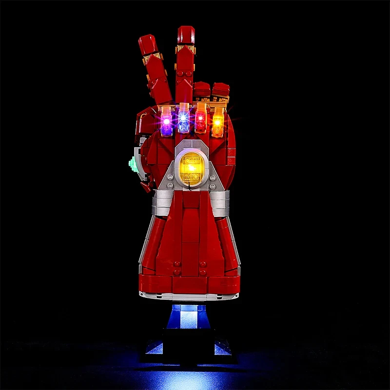 DIY LED Light Kit For LEGO 76223 Gauntlet Building Block Set（Only LED Light,Without Blocks Model）