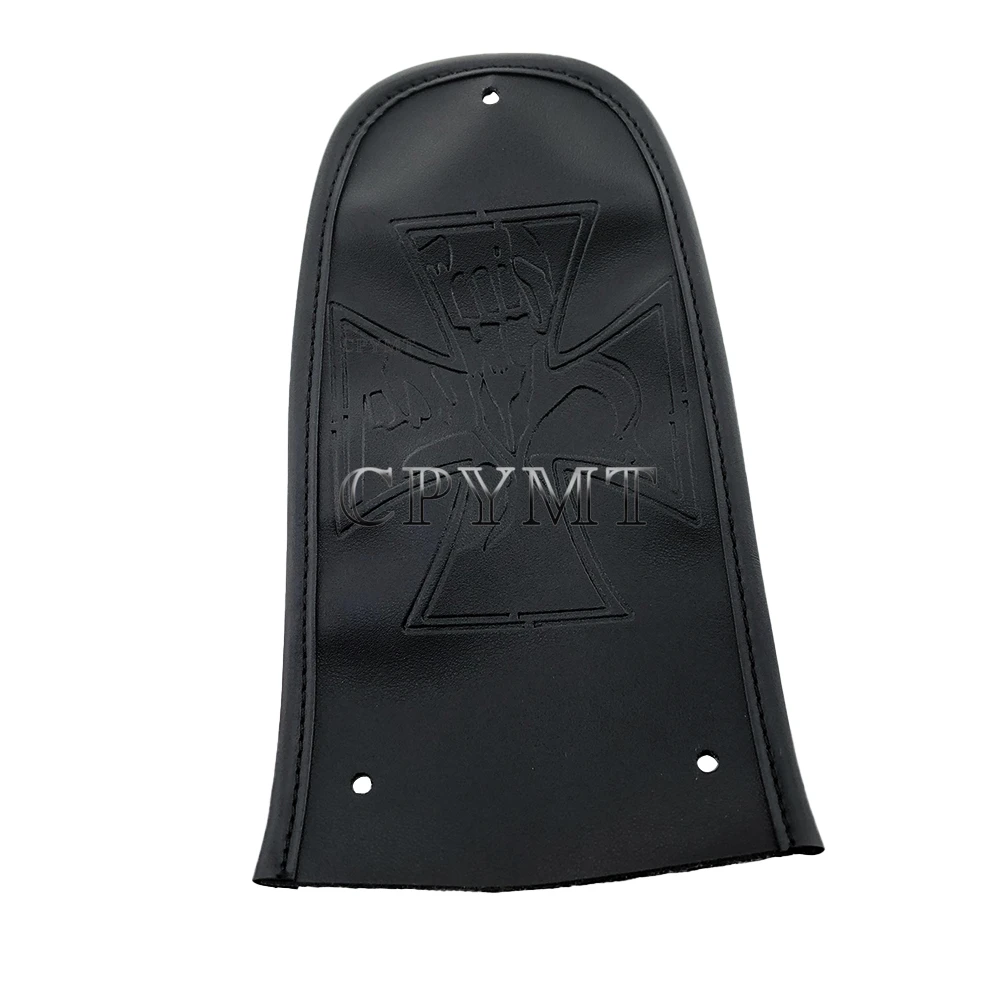 

Fit for Harley Touring Electra Glide,Road King,Road Glide 1997-2016 Motorcycle Leather Rear Fender Bib Cover Pad Cross-Shaped