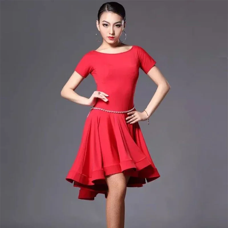 

New Latin Dance Dress Women Tassel Salsa Samba Tango Latin Dance Dress Latin Competition Dresses Tango Dance Skirt Dancewear