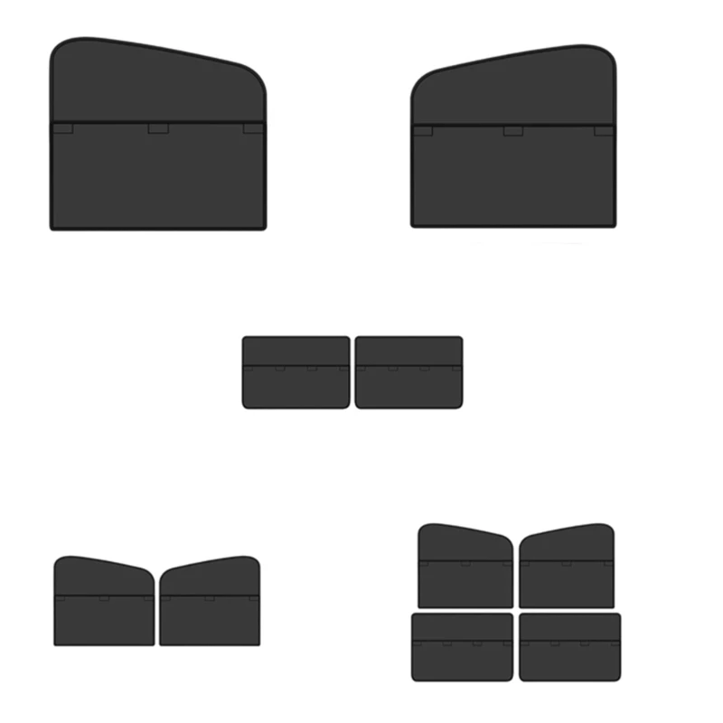 462A Car Side Window Cover Blackouts Cloth Heat Insulation Sunshade Cover