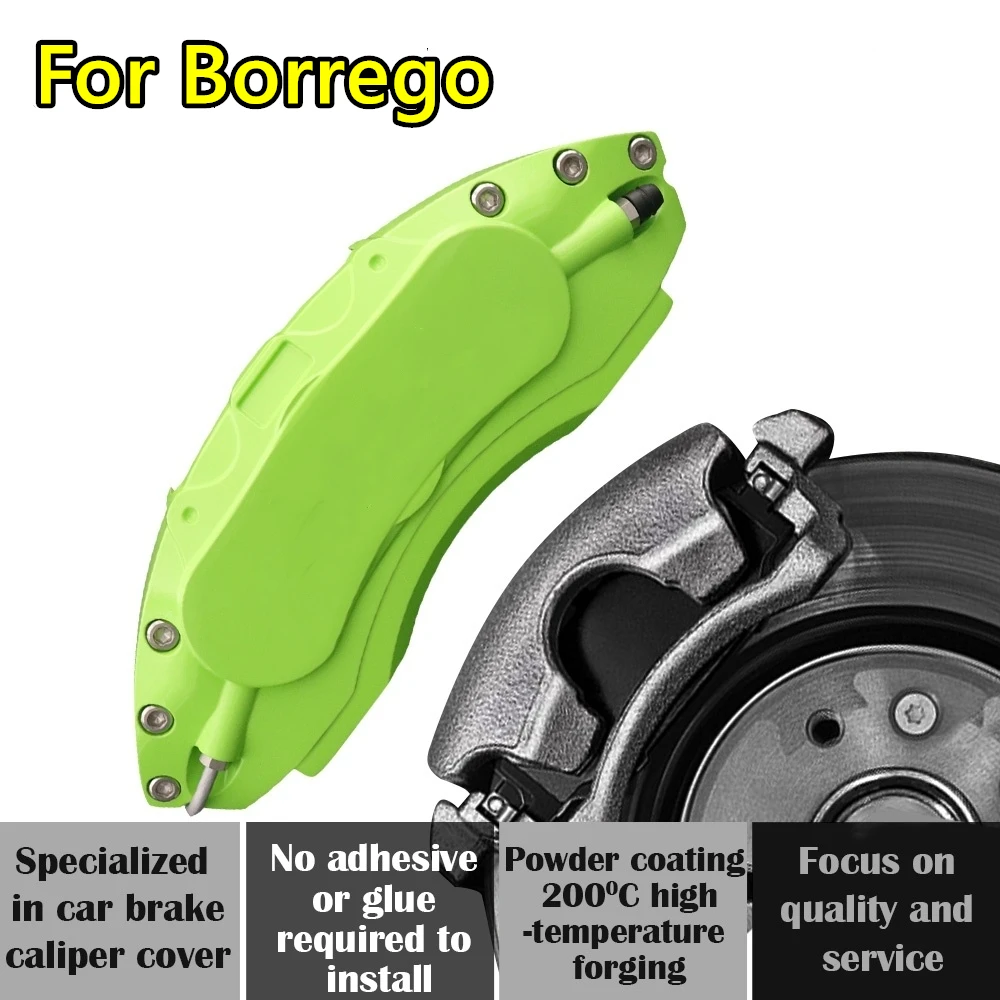 For Kia Borrego Car Brake Caliper Cover Aluminum Alloy Metal Exterior Kit Fit 3.8L IV V 2008 2013 2015 2017