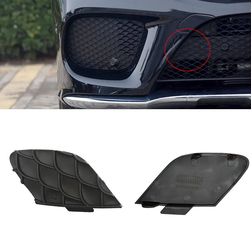 For Mercedes W166 W292 Car Front Bumper Tow Hook Cover Cap For Benz GLE GLS Class 2015-2019 GLE300 GLS350 GLE400 GLS500