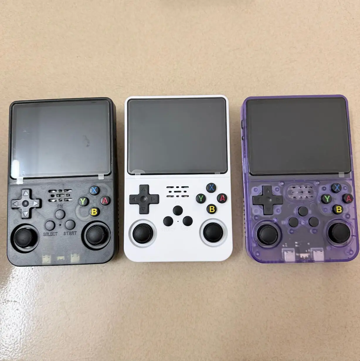 Original R36S Retro-Handheld-Spielkonsole mit 3,5-Zoll-IPS-Bildschirm, RK3326, zwei RAM-Chips, tragbare Gaming-Konsole mit integriertem ARKOS 2.0