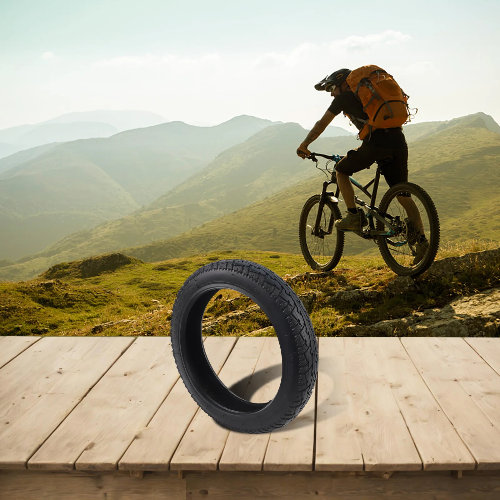 

Tubeless For Electric Scooter Tire 14 Inch 14x2 125(57254) Rubber Tyre Designed for For Electric Bikes Long Lasting Use