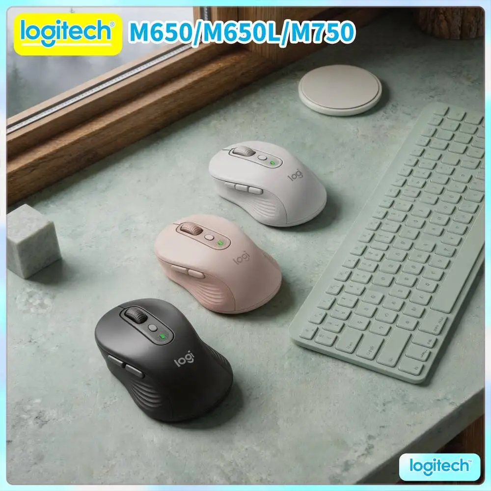 Silent M750 Signature Mouse 90 Percent Noise Reduction Soft Thumb Rest Pad Twenty Month Battery Study Work Practical Helper