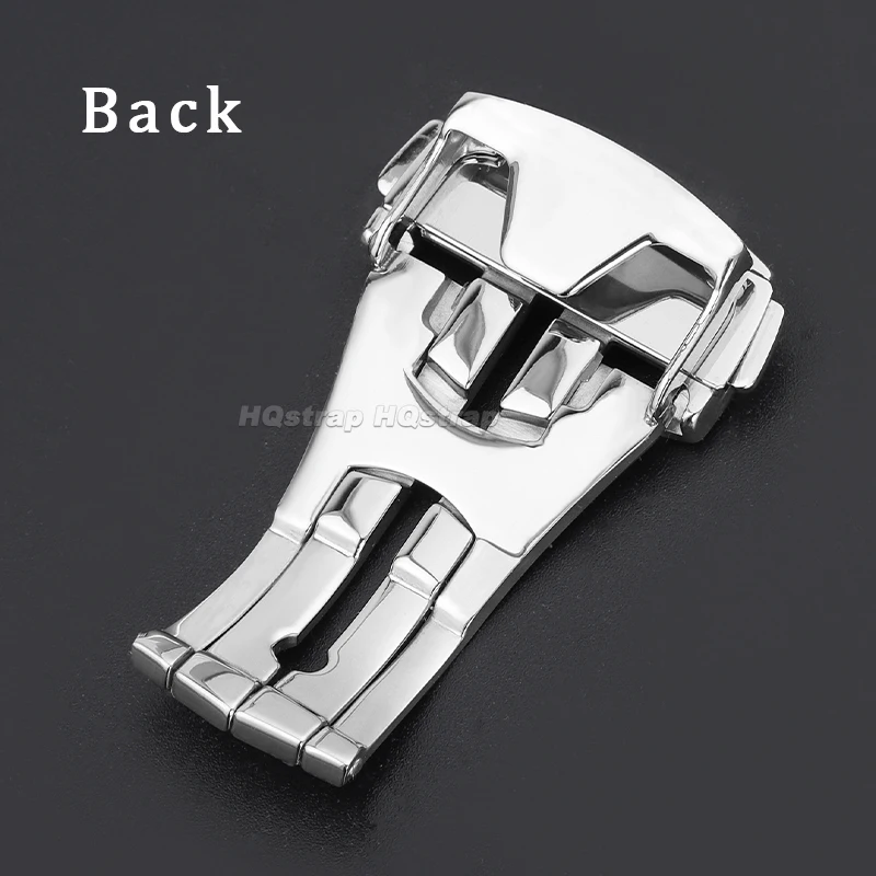 16mm 18mm 20mm Metal Folding Buckle for Omega Clasp Stainless Steel Butterfly Deployment Button Watches Accessorise Tools