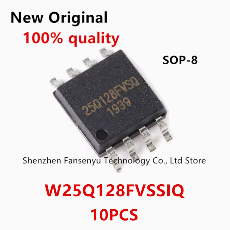 

(10piece)100% New W25Q128FVSSIQ W25Q128FVSQ 25Q128FVSSIQ 25Q128FVSQ 25Q128 sop-8 New original ic chip In stock