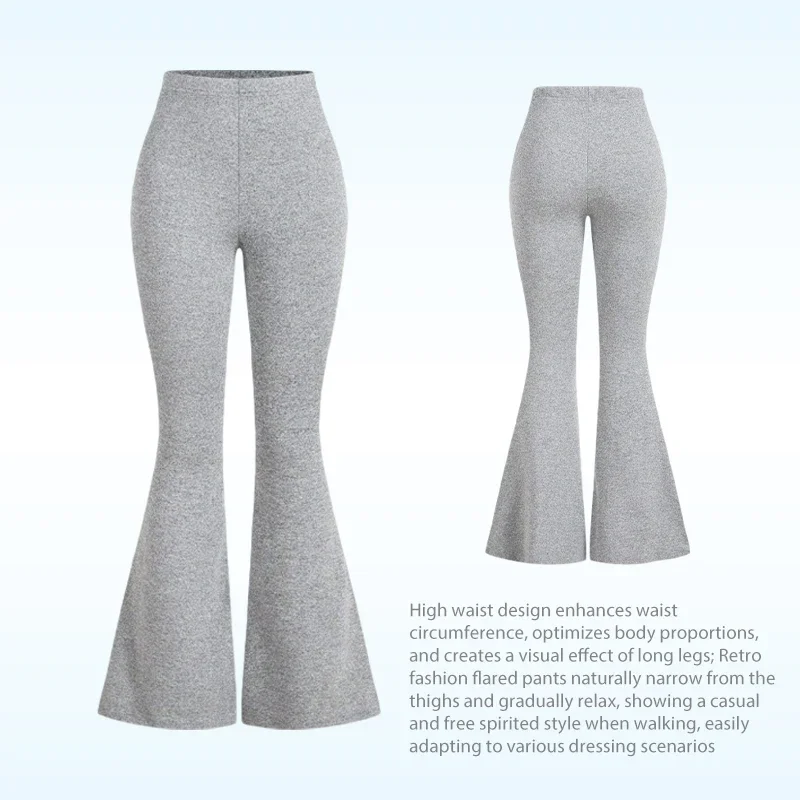 Yoga flare pants women's high waist outer wear fitness casual pants - Image 2