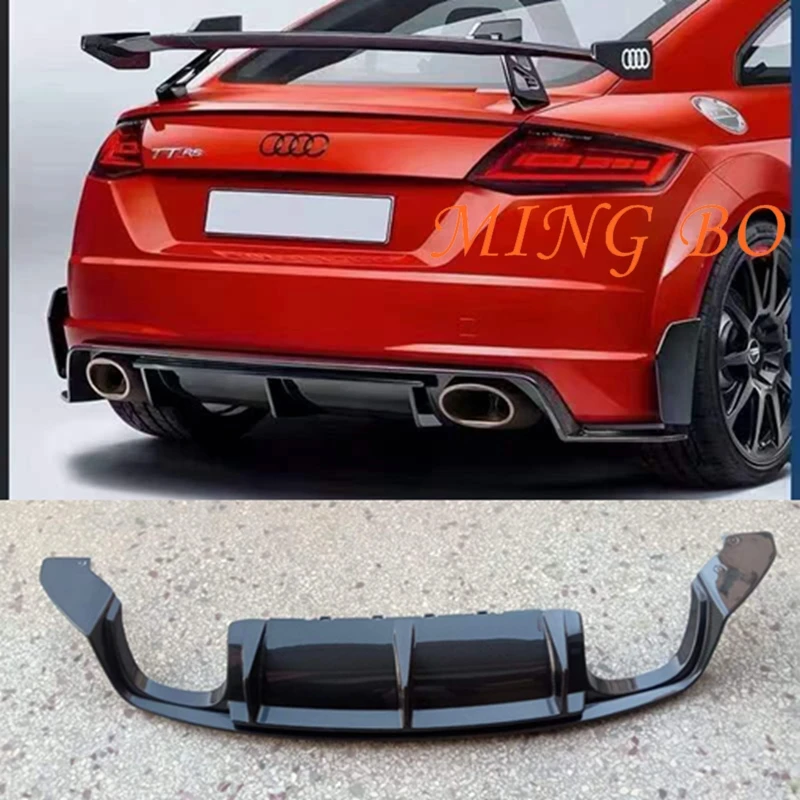 

Carbon Fiber Rear Bumper Diffuser Lip Spoiler FOR Audi TT MK3 Standard 2015 2016 2017 2018 Rear Diffuser