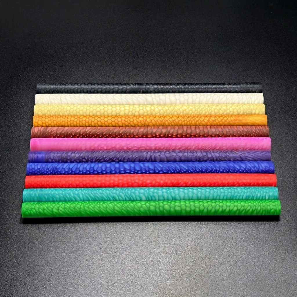 hot saltDragon Scale Pattern Resin Billiard Cue Ferrule Multi Color 26cmx1.6cm Pool/Snooker Billiards Replacement Accessories