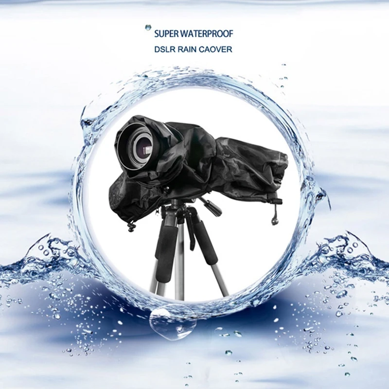 Cubierta de lluvia para cámara, impermeable, portátil, para Canon, Nikon, Sony, Olympus