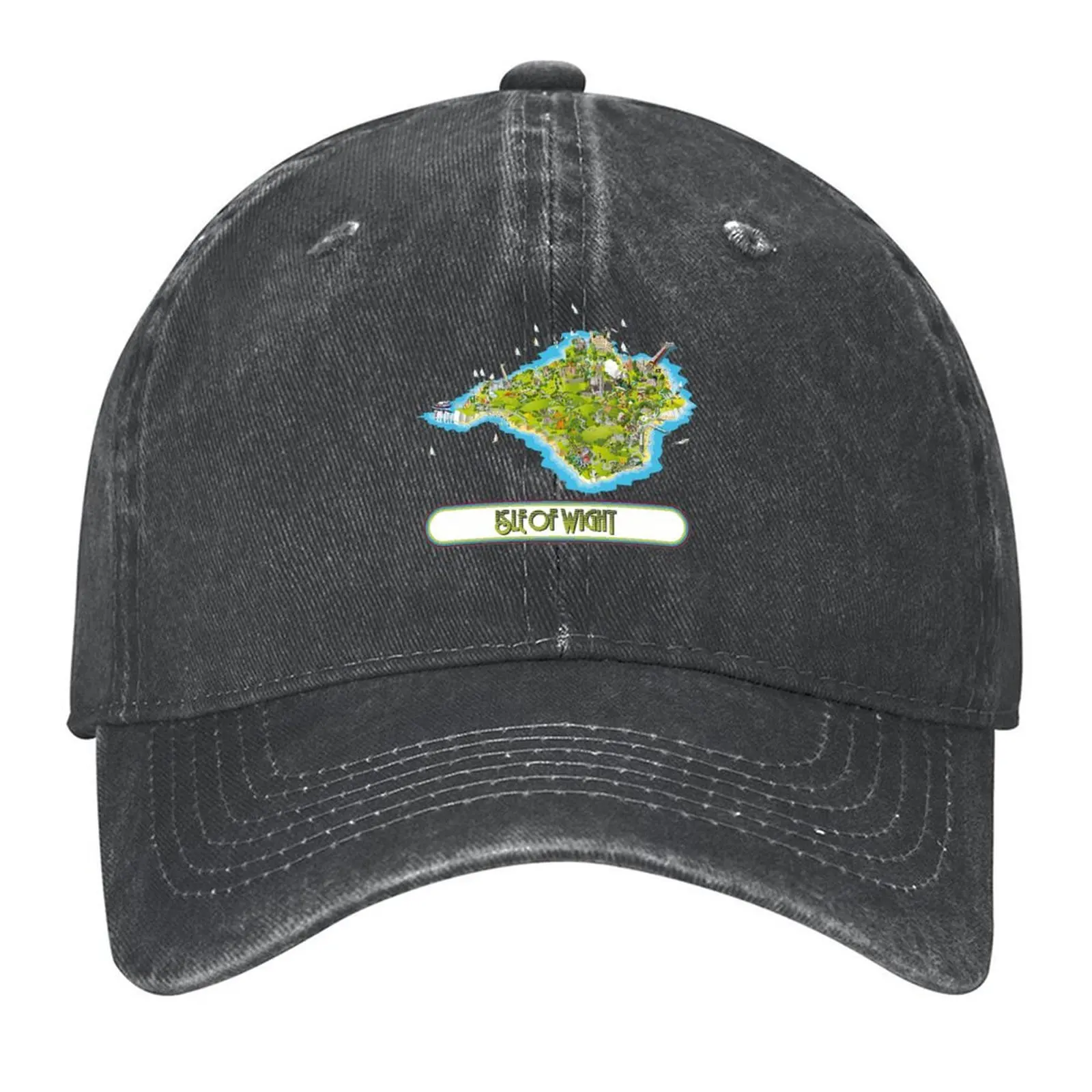 

Isle of Wight Map Special Unique Map DesignFor Clothing, Prints, Merchandise, T-Shirt, Mask, Poster, Sticker, Print Baseball Cap