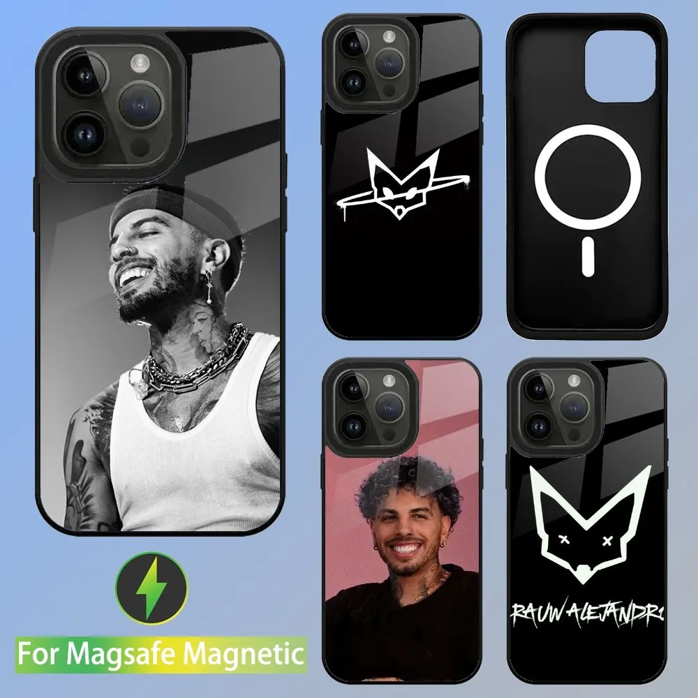 Rauw Alejandro Rapper Phone Case For iPhone 15,14,13,12,11,Plus,Pro,Max Mini Magsafe Magnetic Wireless Charging