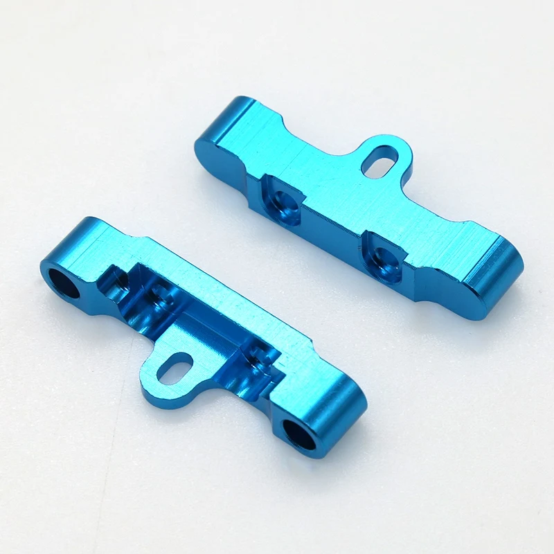 Brazo de suspensión inferior de Metal, montaje de 2 piezas para Tamiya TT02 TT-02 1/10 RC, piezas de actualización de coche