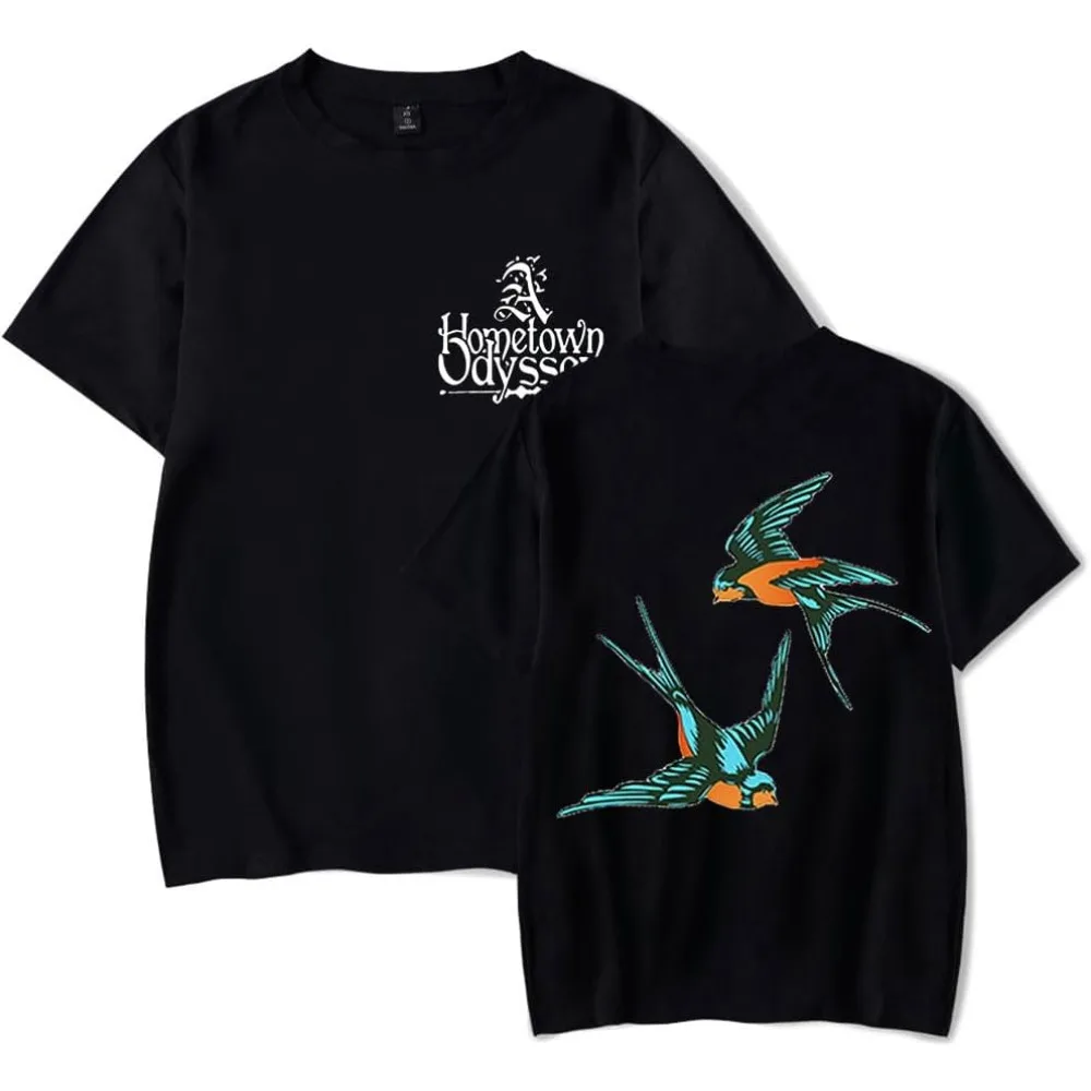 Livingston Swallow Short Sleeve Merch Tee Women Men Crewneck Fashion T-shirt Unisex Tops