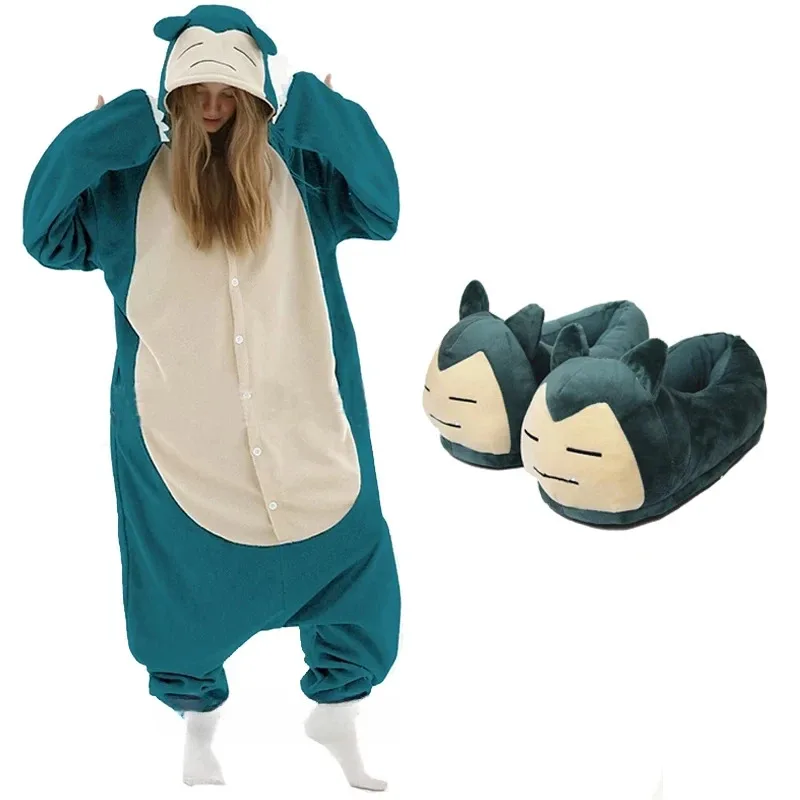 Baru 2025 Hewan Kigurumi Unicorn Snorlax Kartun Setelan Wanita Piyama Anime Onesies untuk Dewasa Pria Onsie Anak Laki-laki Perempuan Pakaian Rumah eqs9X