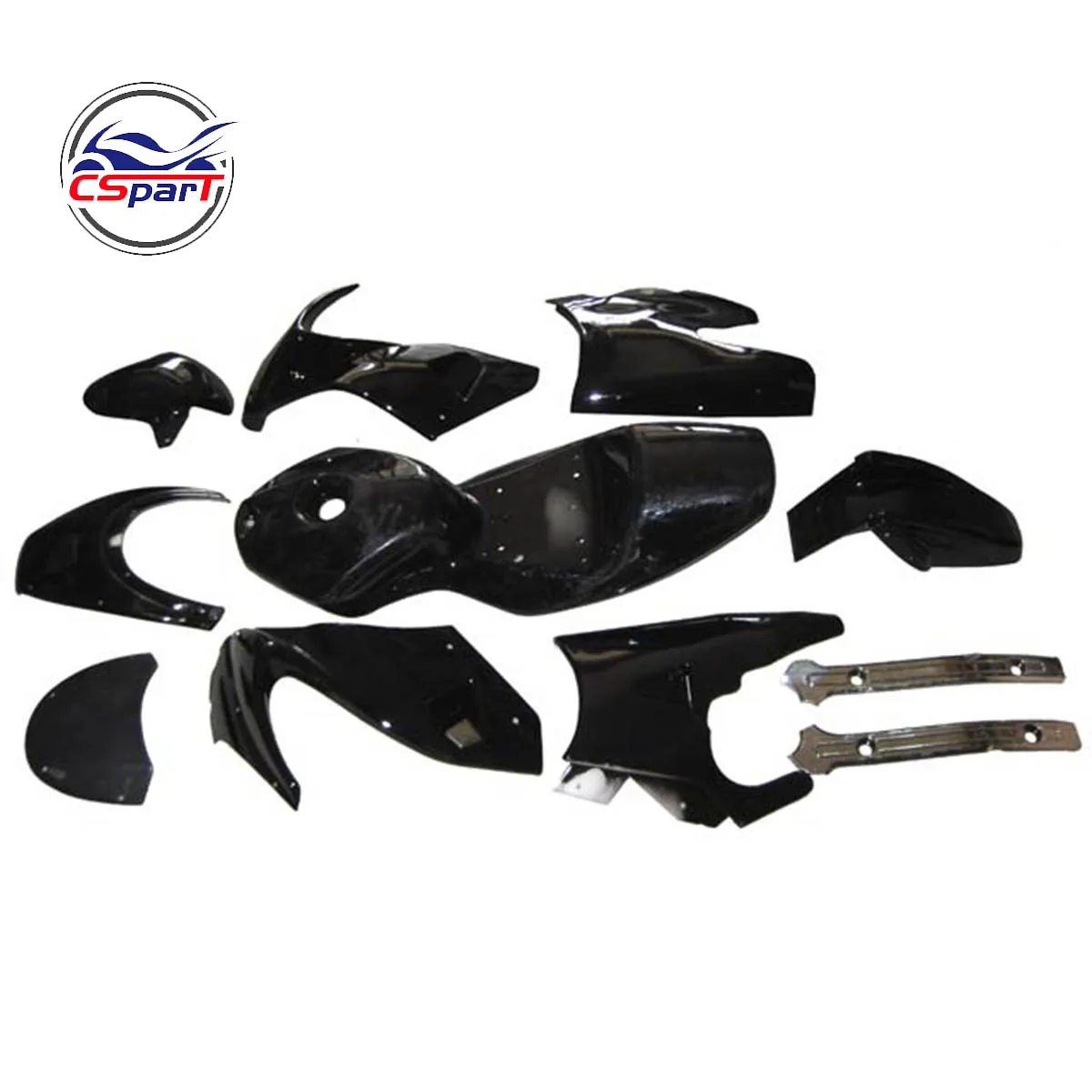 Kit de carenado de plástico, cubierta protectora de placa de guardabarros para Mini Moto, cuerpo de bicicleta de bolsillo, 47CC, 49CC, Mta2, A2