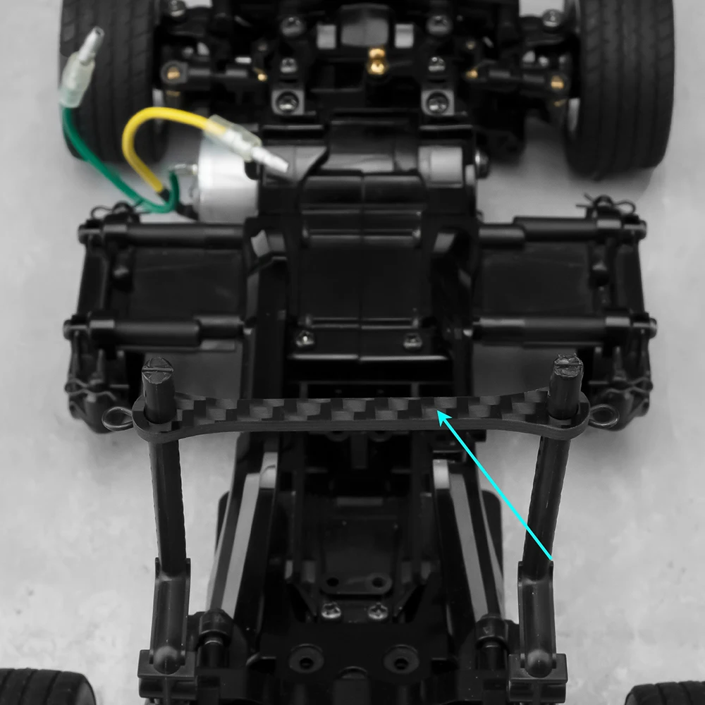 TRINOOD Diff Cup Vorder- und Hinterachse Schwingarm CVD Antriebswelle Body Post Mount Lenkungscup für 1/10 Tamiya M05 Upgrade-Teile – Detail 4