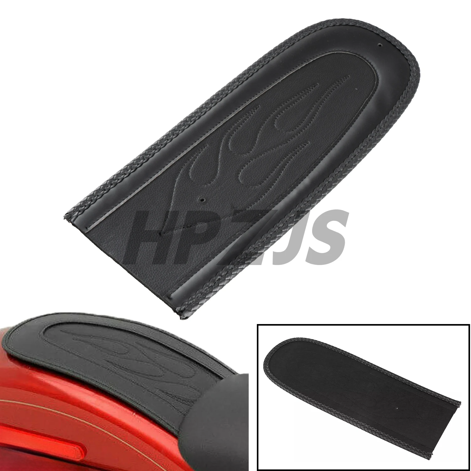 

Solo Seat Flame Rear Fender Bib For Harley Motorcycle Dyna Fat Bob Low Rider Street Bob Super Glide Switchback Wide Glide FXDC