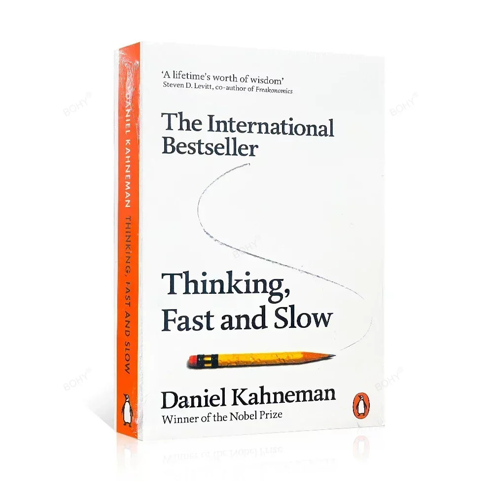 Daniel Kahneman Thinking Fast and Slow Reading English Books——Adult  A Lifetimes Worth of Wisdom Economic Management Books