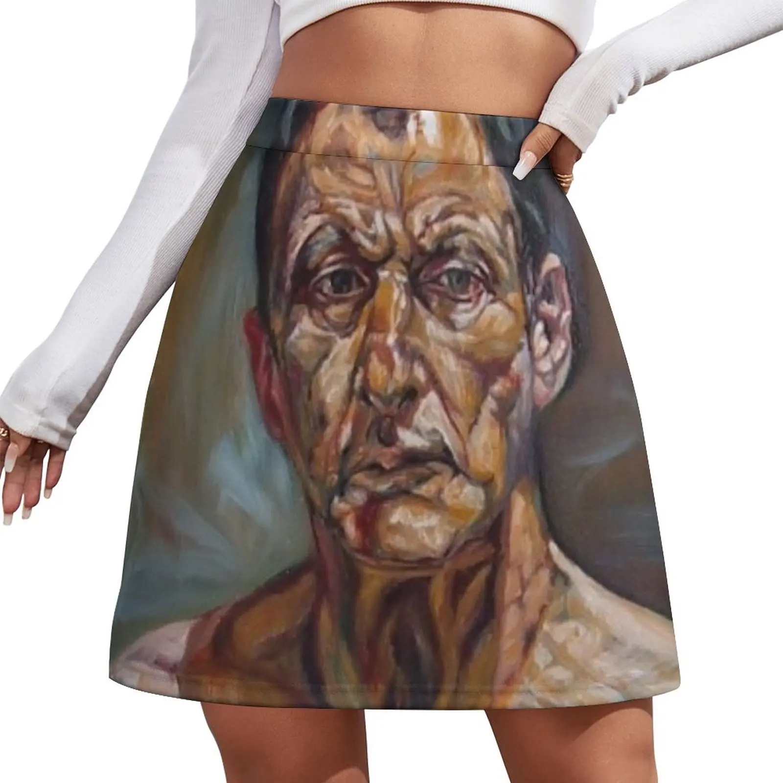 self-portrait after Lucian freud Mini Skirt Dresses elegant skirts for women Woman short skirt