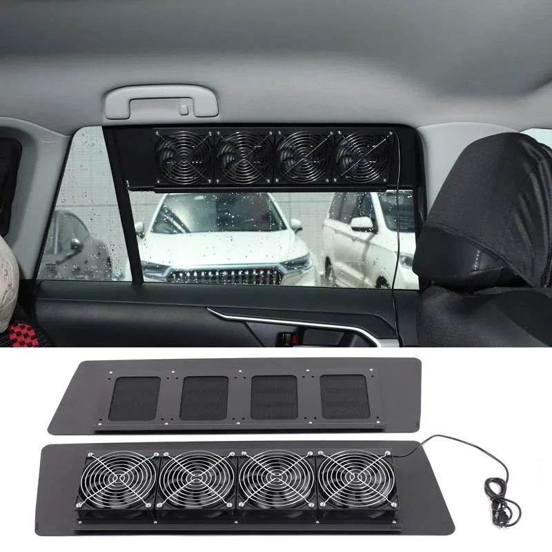 Aluminum Alloy For Toyota RAV4 XA50 Wildlander 2020-2024 Car Rear Side Window Ventilation Panel Decoration Accessories