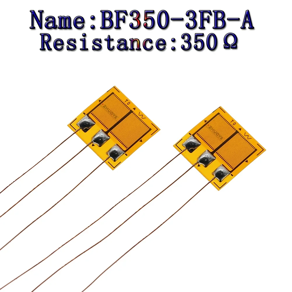 10pcs BF350-3BF-A Weighing Sensor Foil Type Strain Gauge Half Bridge Type   High-precision 350 Ohm  Resistance Strain Gauges