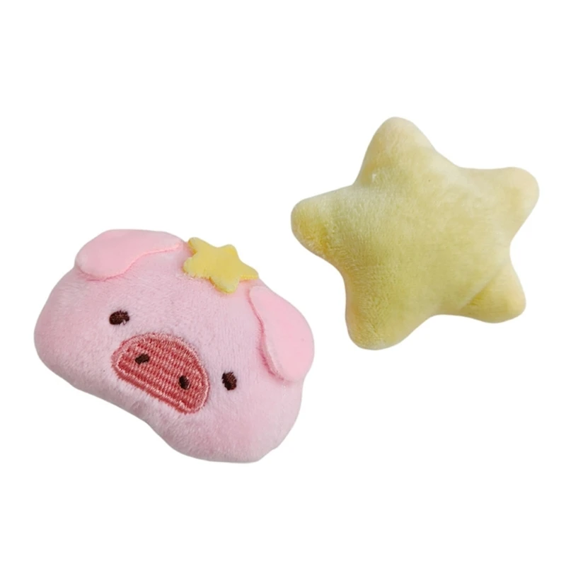 

10pcs Star/Pig Patches DIY Scarves Gloves Clothing Bags Hair Clip Diy Supplies