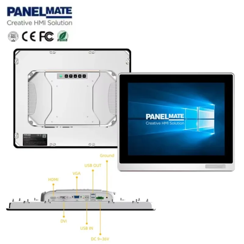 12,1-дюймовый емкостный сенсорный ЖК-экран с сенсорным экраном IP65, промышленный ЖК-дисплей