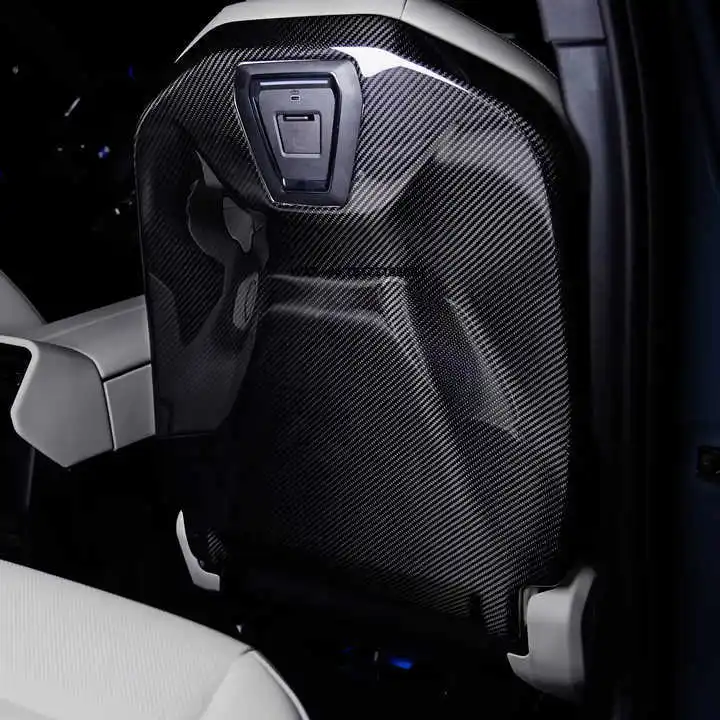 

High Quality 5 Series 2024-UP Car Seat Backrest Suitable for B-MW 5 Series G60 Dry Carbon Fiber Car Seat Backrest