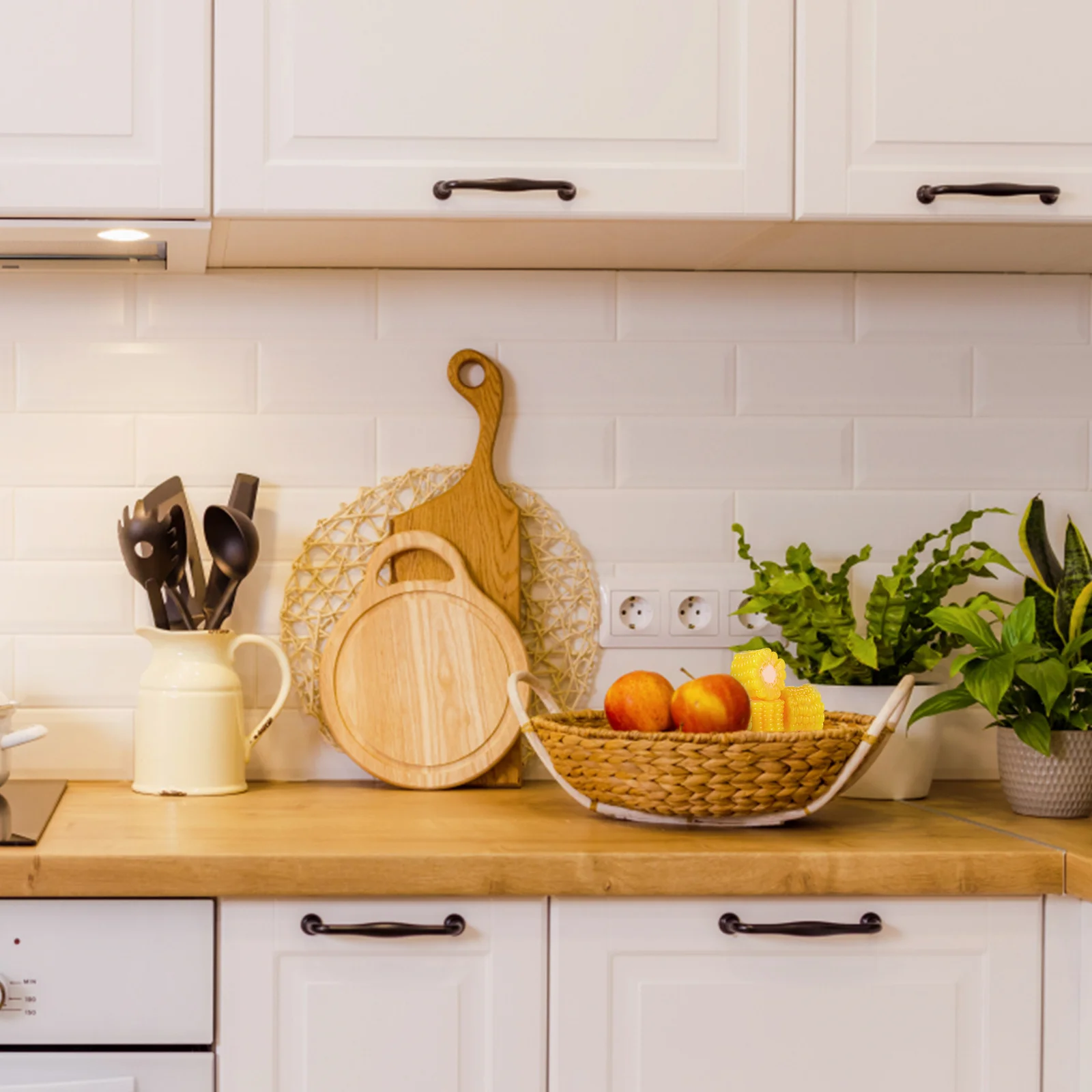 

6Pcs Fake Corn Cut Props Lifelike Artificial Corn Slices for Educational Tools Preschool Learning Shop Window Display Models