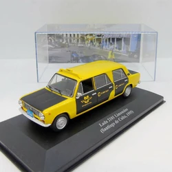 Diecast Original 1:43 Scale Lada 2101 Limousine 1995 84# Simulation Alloy Car Model Static Display Collectible Toy Gift Souvenir