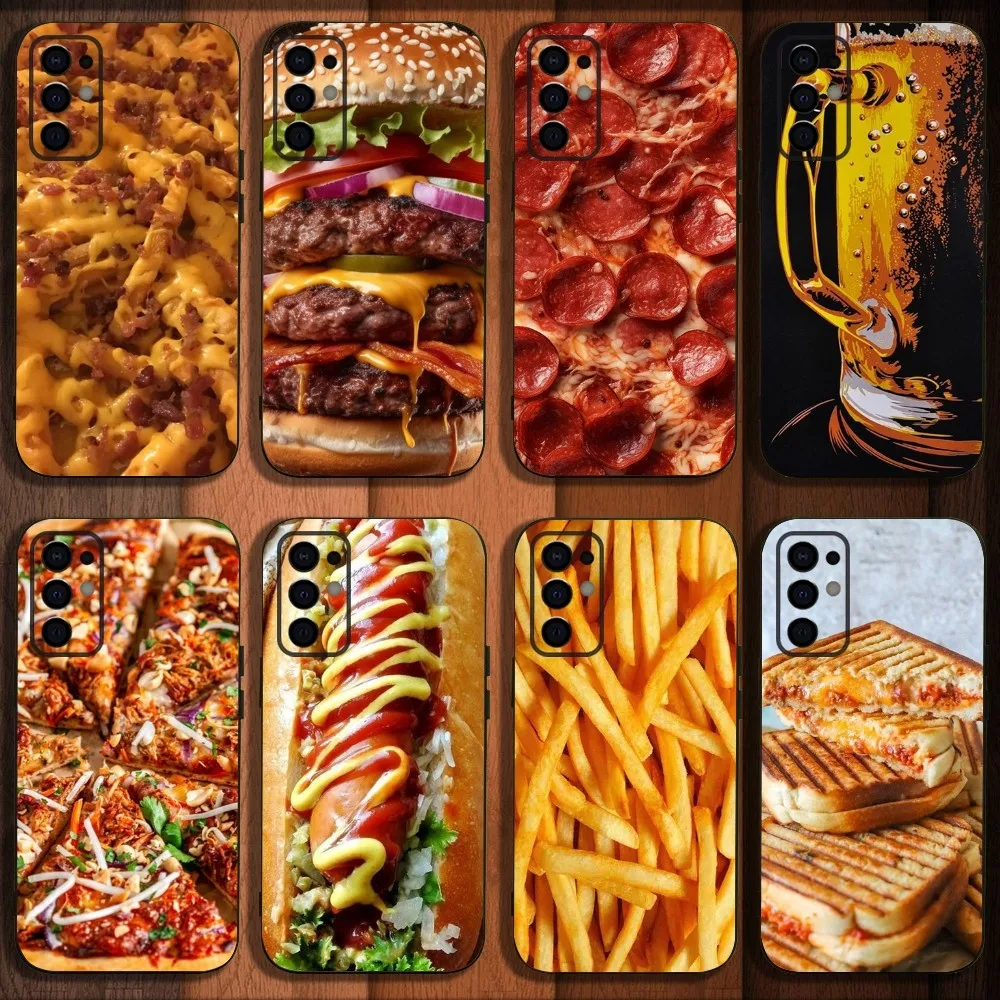 

Food French Fries Beer Cheese Phone Case For Samsung S24,S21,S22,S23,S30,Ultra,S20,Plus,Fe,Lite,Note,10,9,5G Black Soft Cover
