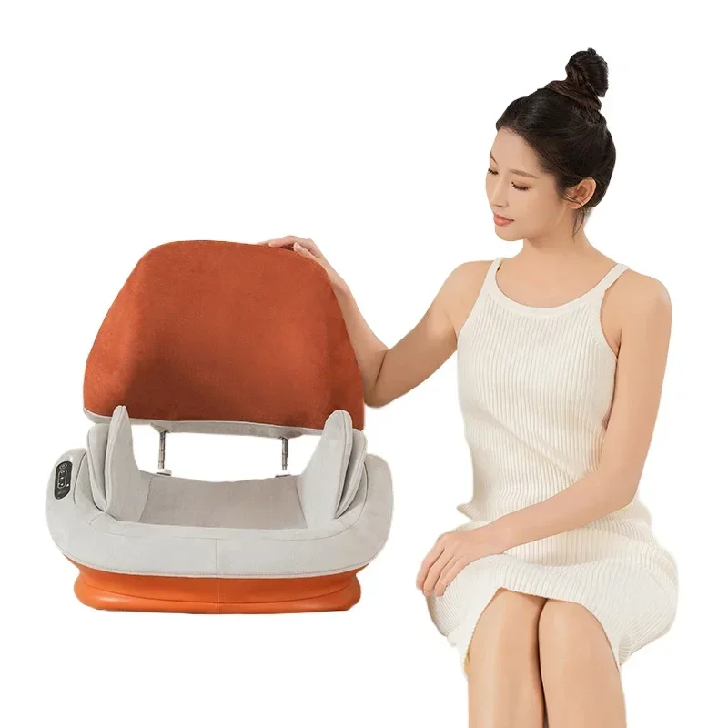Massage cushion Hip Hip Lift Hip Multifunctional Pelvic Massager, Household Electric Folding Kneading Waist Massager
