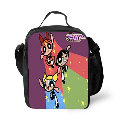 The Powerpuff Girls Classic Thermal Bag,Water Proof Reusable Lunch Tote Student Daily Use School Lunch Box