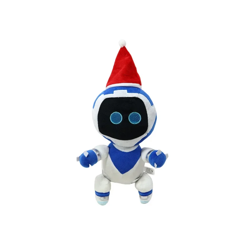 42 cm Astro Bot Pluche Kerstmuts Kawaii Zachte Pop Gevuld PP Katoen Kussen Collectie Kamer Decoratie Kerstcadeaus Speelgoed voor kinderen