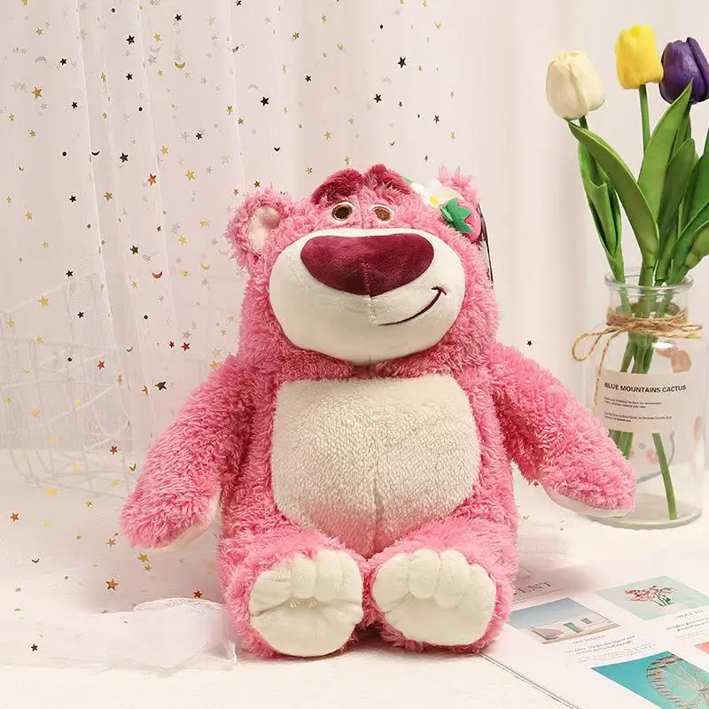 Disney Toy Story Kawaii Lotso Plush Toy Cartoon & Cute Home Decoration Christmas Gift Doll Children's Gifts