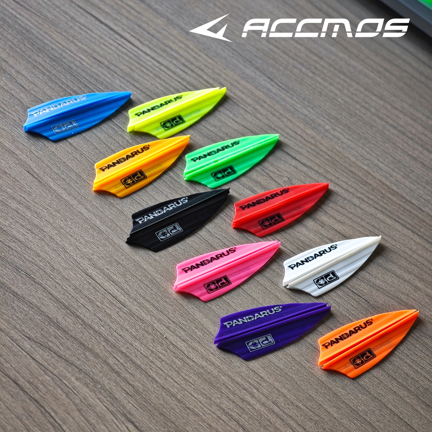 

50Pcs 1.75" Grooved TPU Arrow Feather Shield Shape Archery Vanes Stable Flight Fletching for DIY Carbon/Fiberglass Arrow Parts