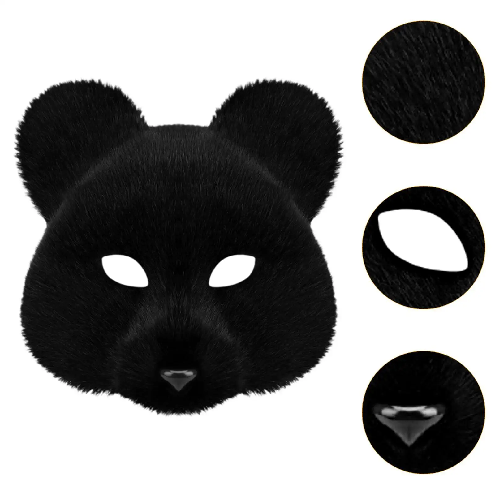 Máscara de animal adereços novidade acessórios traje realista animal máscara de halloween para carnaval festival palco desempenho night club