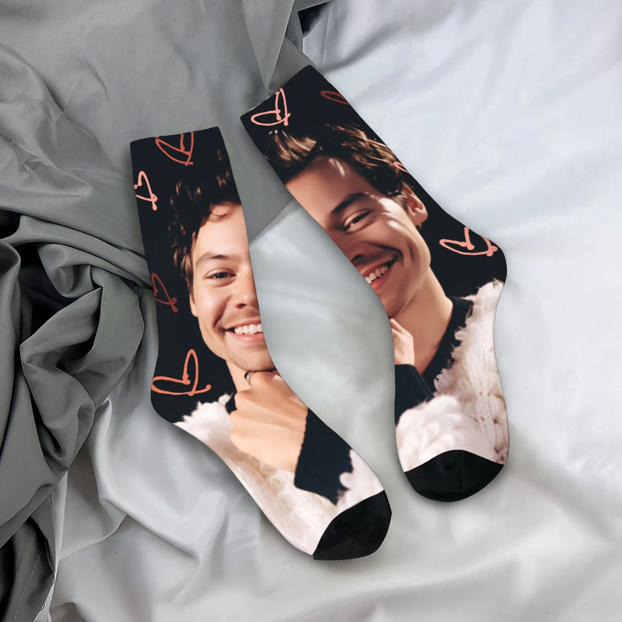 

Harrys Styles Stockings Design Leisure Socks Winter Non Slip Socks Men Climbing Quality Socks