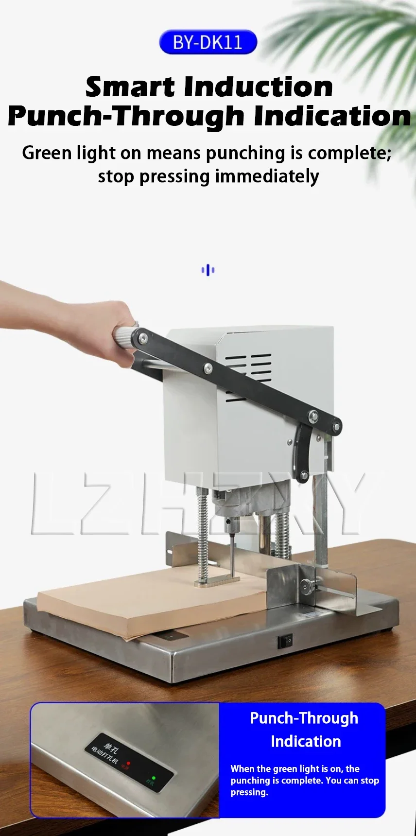 Single-head Electric Punching Machine 5CM Thick Drilling Machine Used for Punch