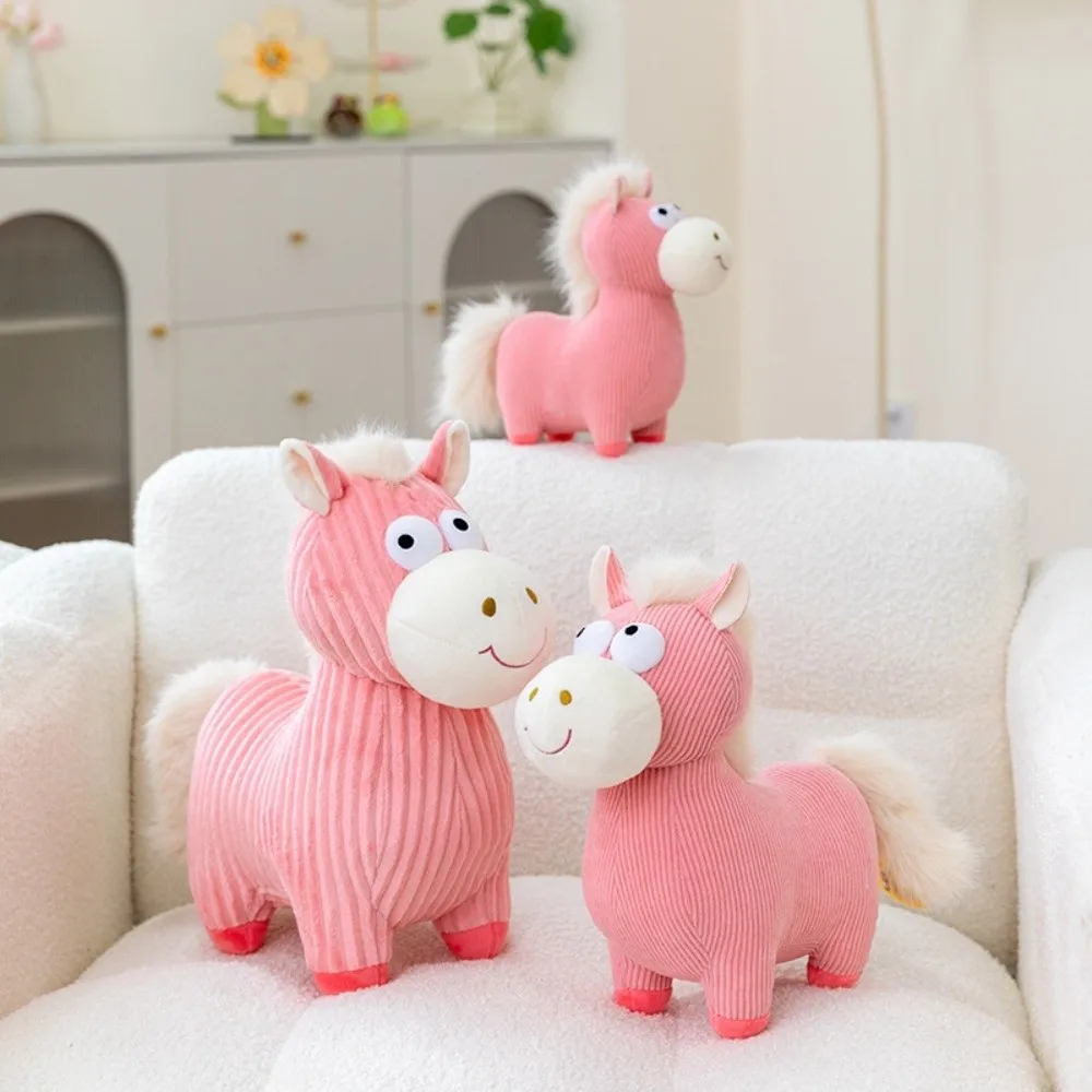 Crying Expression Cartoon Horse Cute Pillow Cartoon Anime Design Year Of The Horse Mascot Material Simulation Gaze