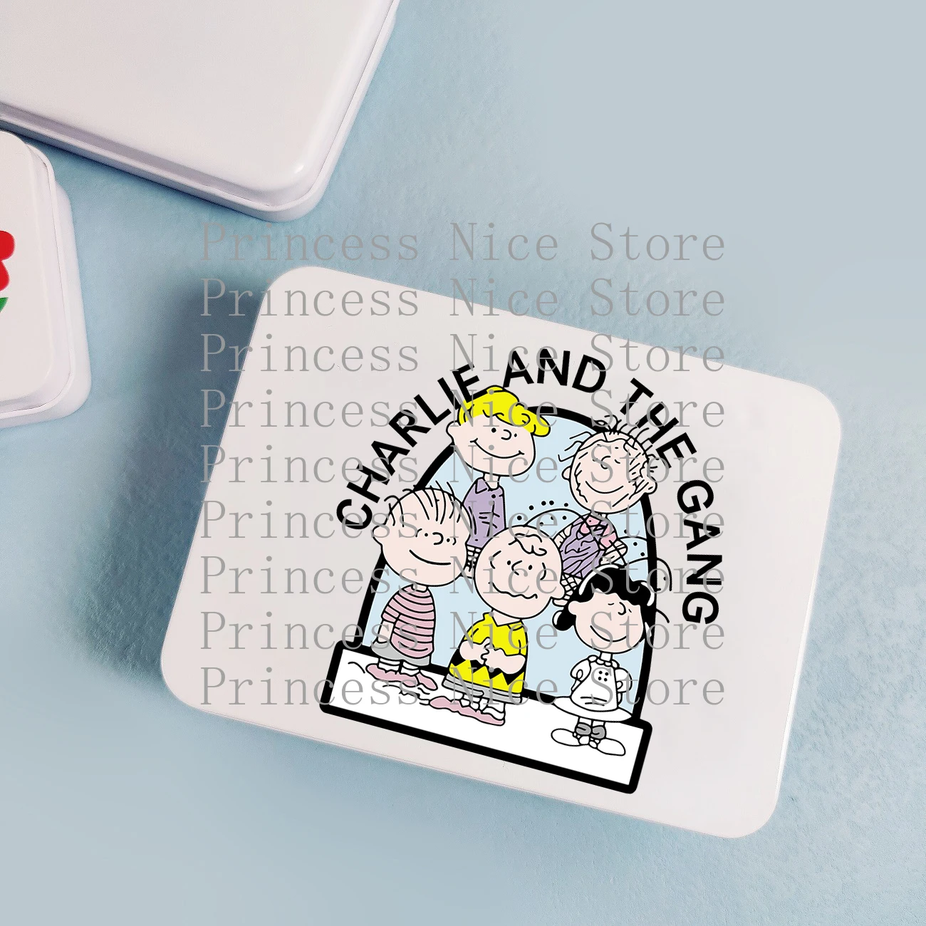 Creatività Snoopy Scatola di immagazzinaggio Caramelle Desktop Card Custodia protettiva antipolvere Modello di cartone animato Gioielli Tornante Decor Organizzare Set