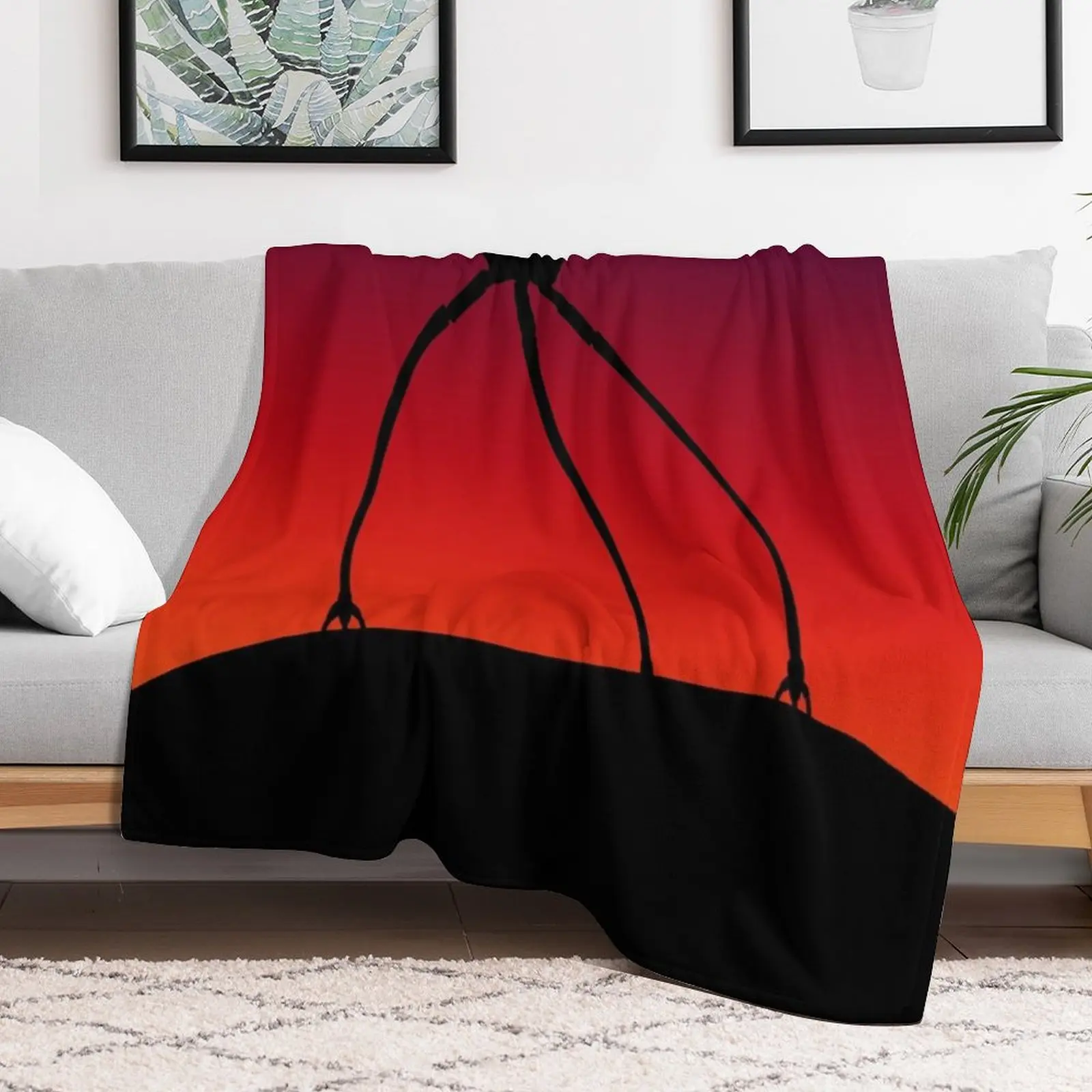 Tripod Throw Blanket Shaggy Designers Picnic Blankets