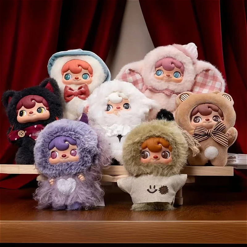 

POUKAPOUKA Me and I Series Blind Box Collectible Mystery Box Surprise Bag Toys Trendy Plush Pendant Vinyl Keychain Doll Gifts