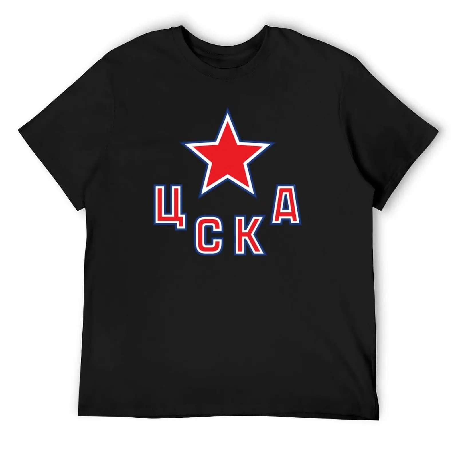 

CSKA Moscow T-Shirt oversized t shirt blacks tops animal prinfor boys Men's t-shirt