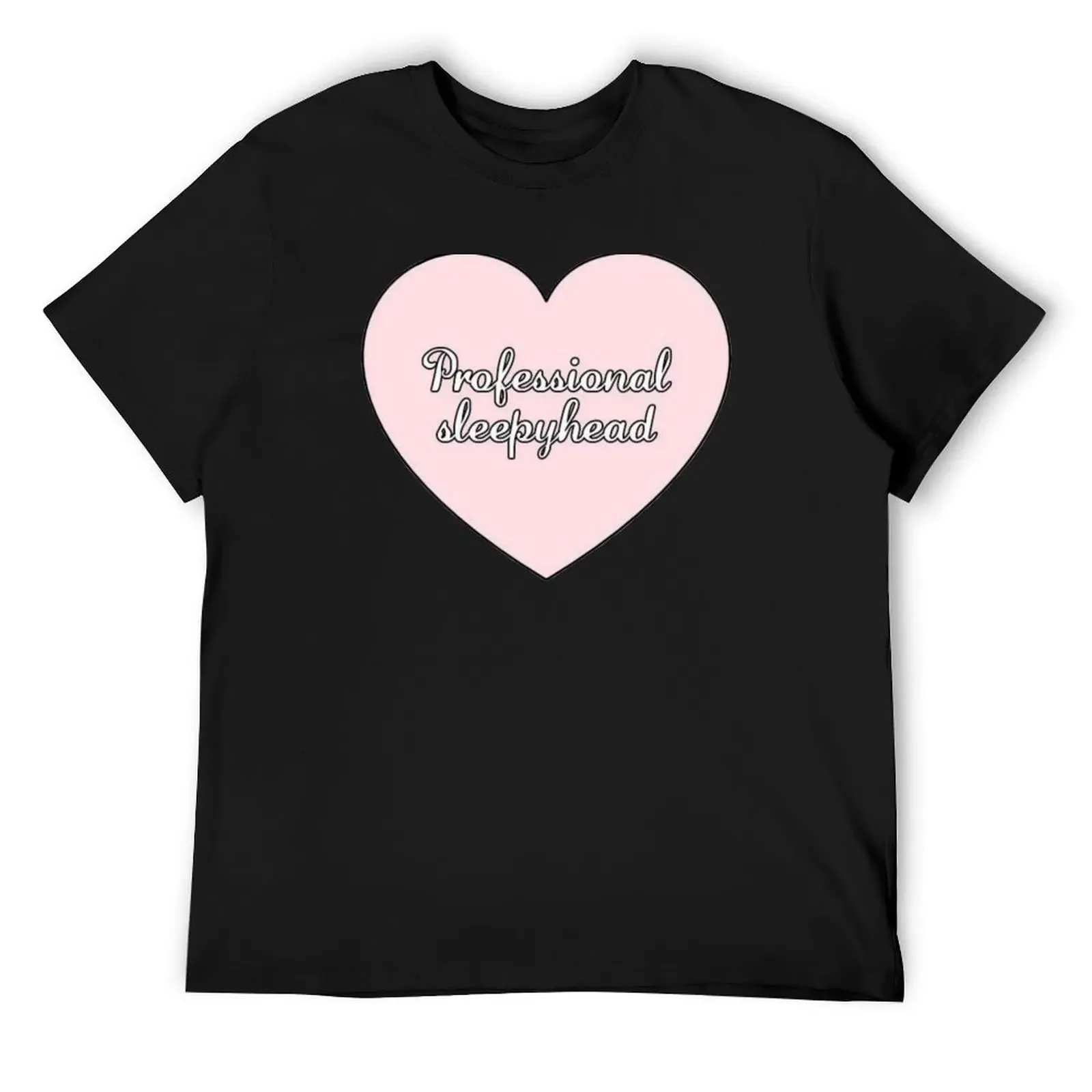 

Professional Sleepyhead Cursive Heart Aesthetic T-Shirt sports fans essential t shirt mens funny t shirts